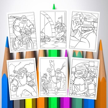 Elevate imagination printable teenage mutant ninja turtles coloring pages