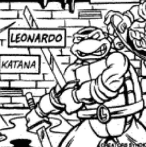 Leonardo tmnt ic strips tmntpedia