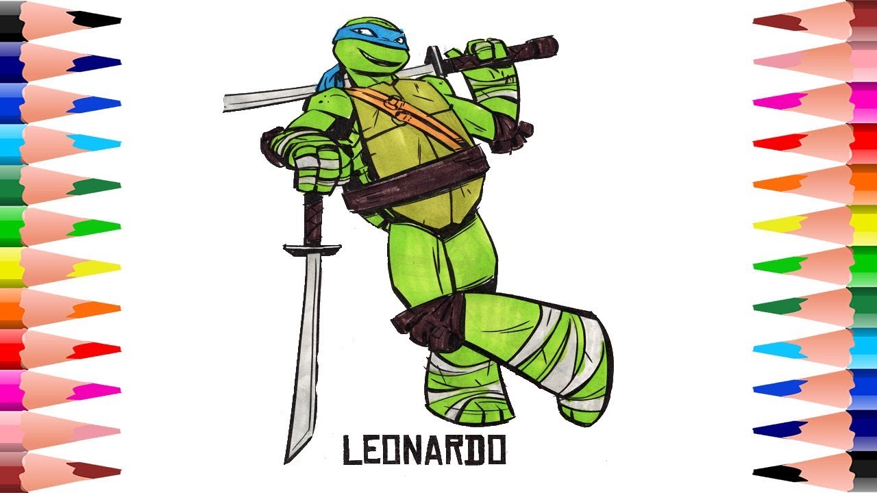 Coloring teenage mutant ninja turtles coloring pages for kids