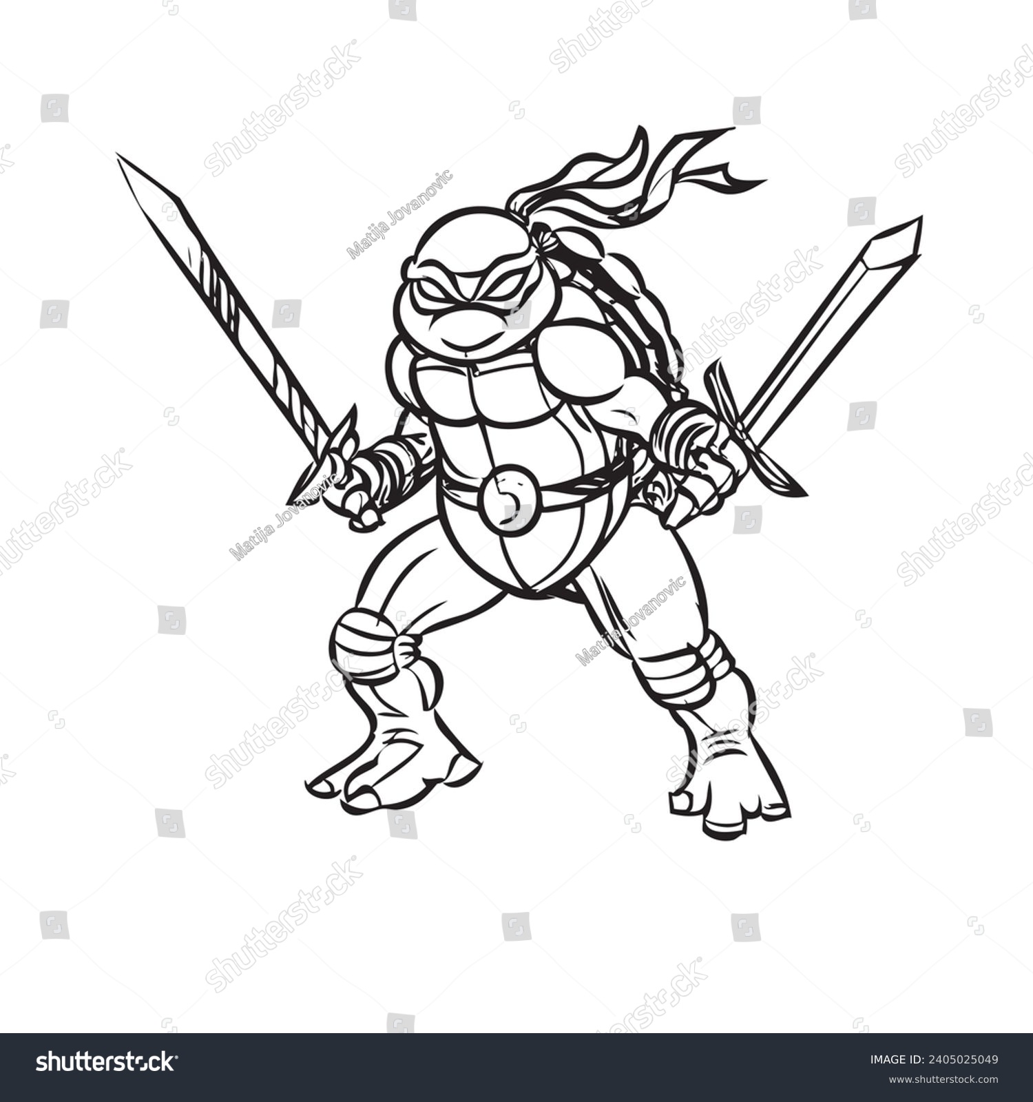 Teenage mutant ninja turtles over royalty