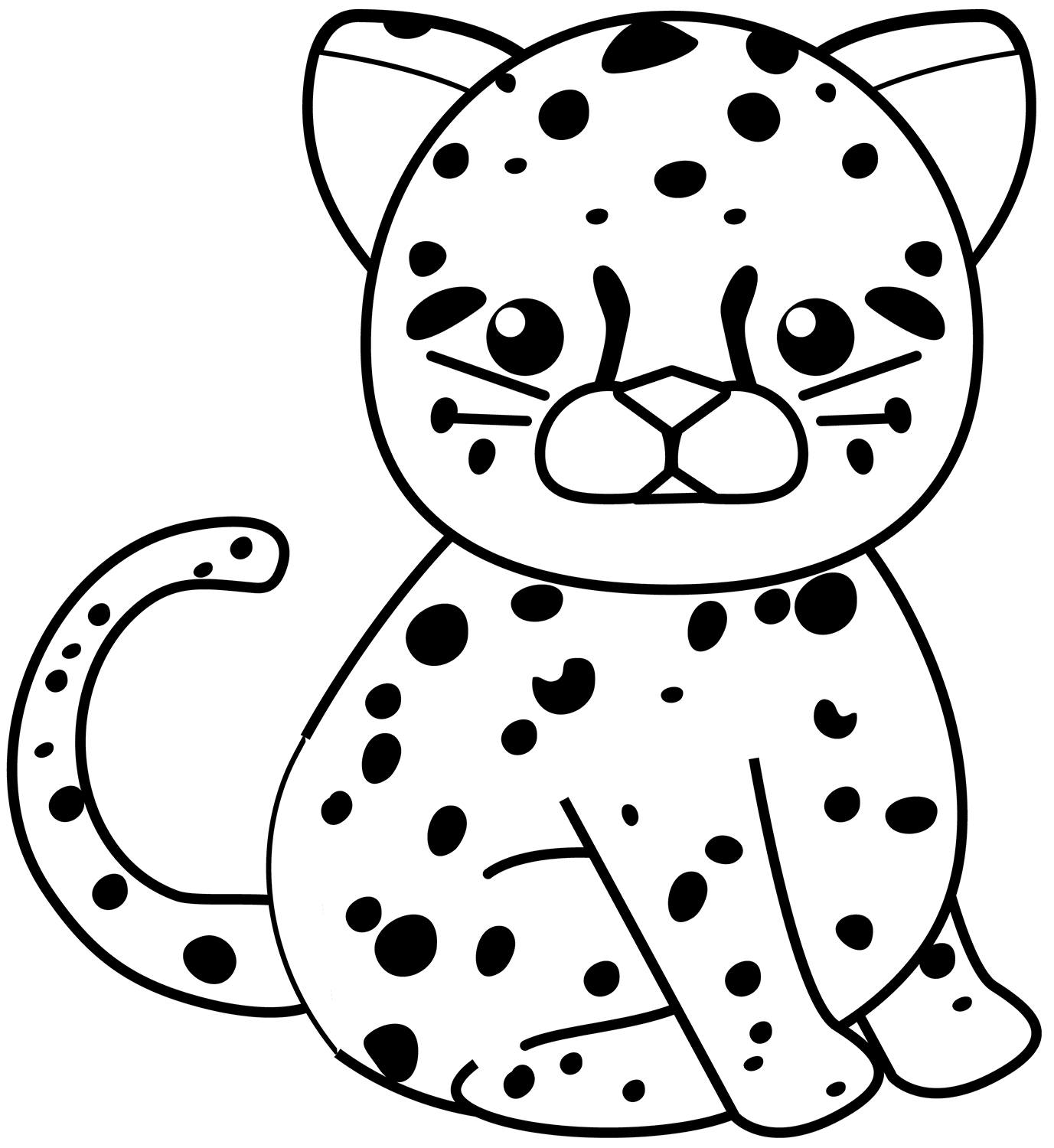 Leopard printable template free printable papercraft templates