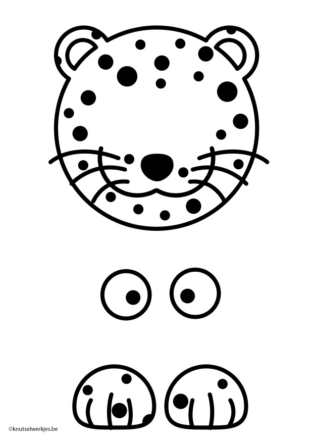 Coloring page leopard animals â printable coloring pages