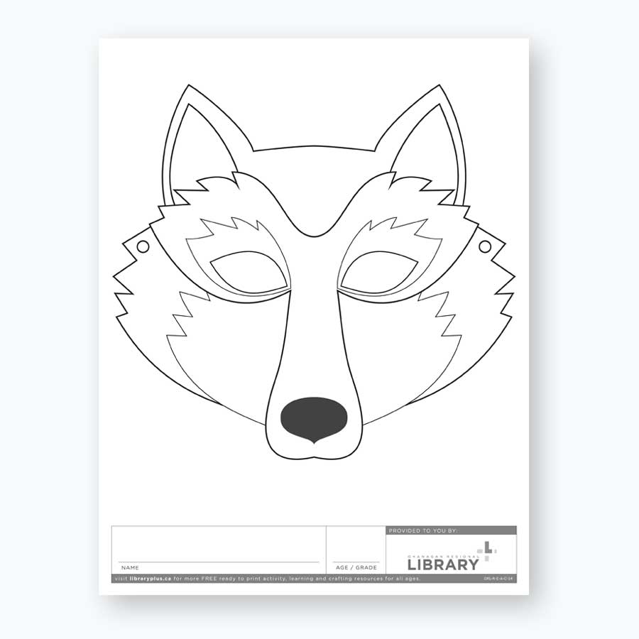 Wolf mask â library plus