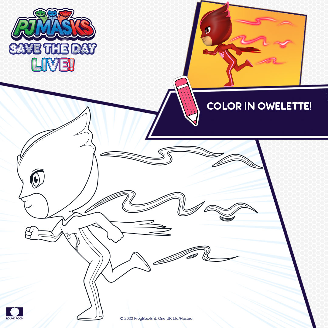 Pjmaskslive on x help save the day with this pj masks coloring print