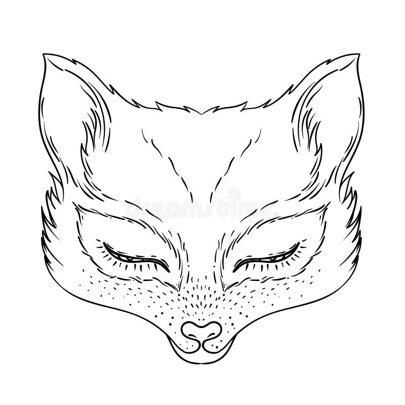 Cute face mask fox stock illustrations â cute face mask fox stock illustrations vectors clipart