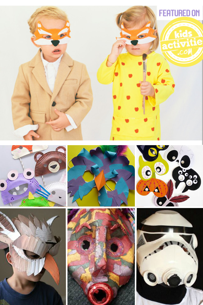 Diy mask ideas for kids kids activities blog