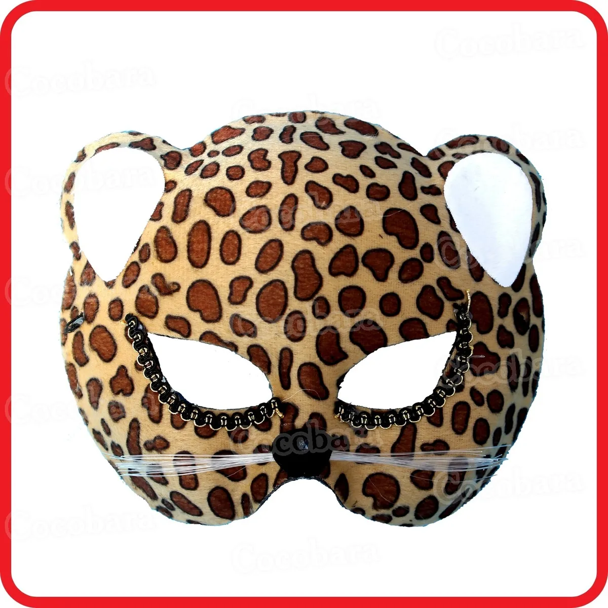 Leopard mask panther jaguar cougar puma big cat mountain lion