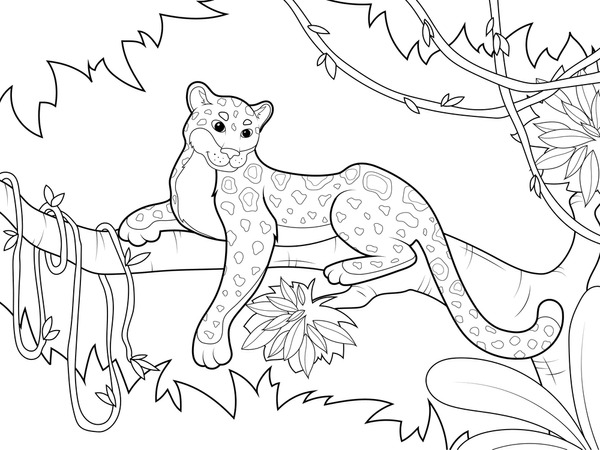 Thousand coloring page tiger royalty