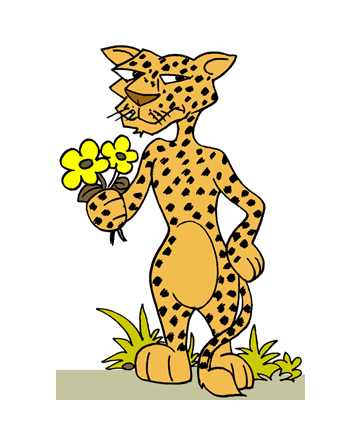 Leopard coloring pages for kids to color and print