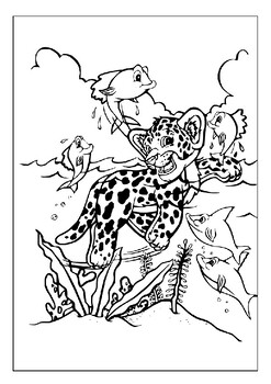 Printable leopard coloring pages the perfect gift for animal lovers pdf