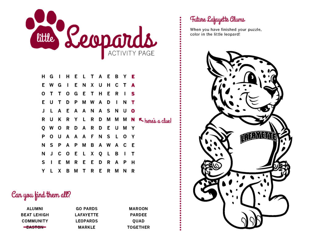 Little leopards activity pages