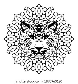 Leopard mandala images stock photos d objects vectors