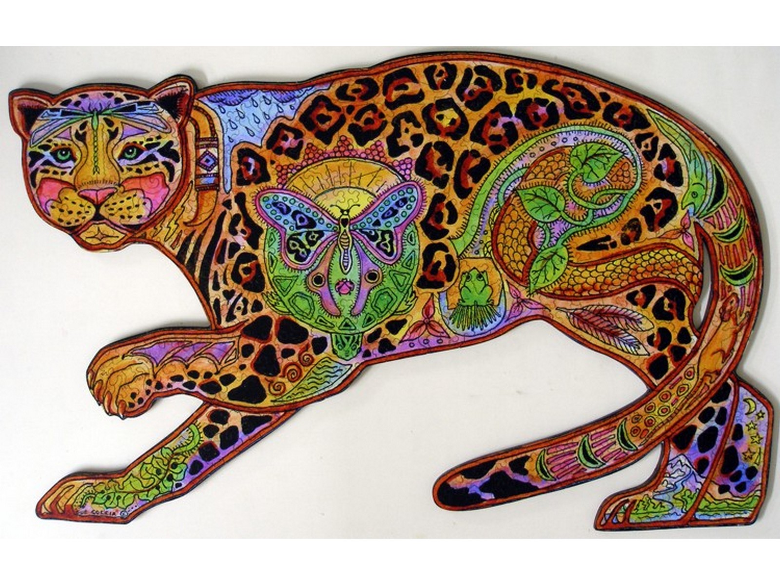 Jaguar wooden jigsaw puzzle liberty puzzles