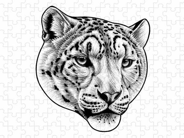 Asian leopard cat jigsaw puzzles for sale