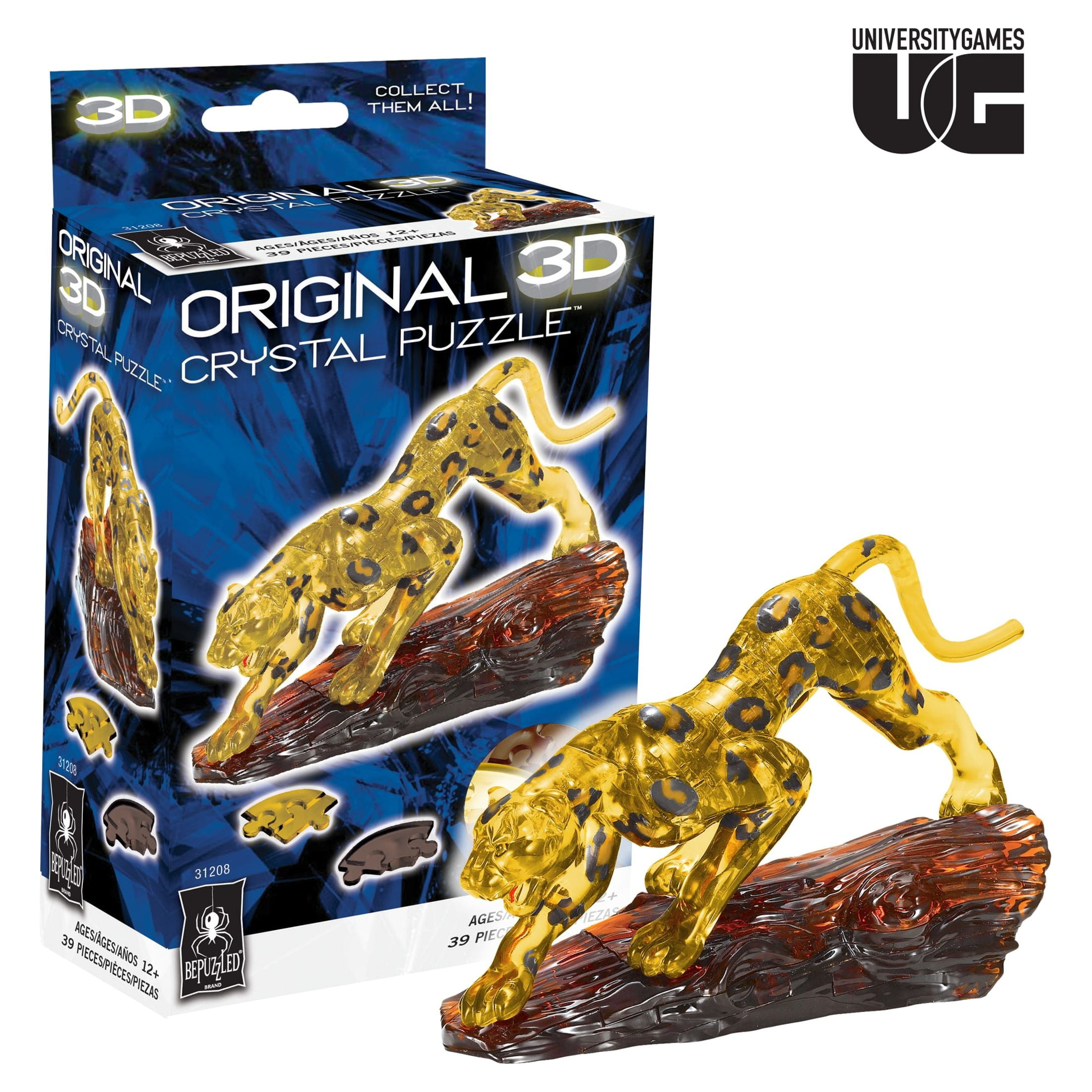 Leopard original d crystal puzzles from bepuzzled ages and up