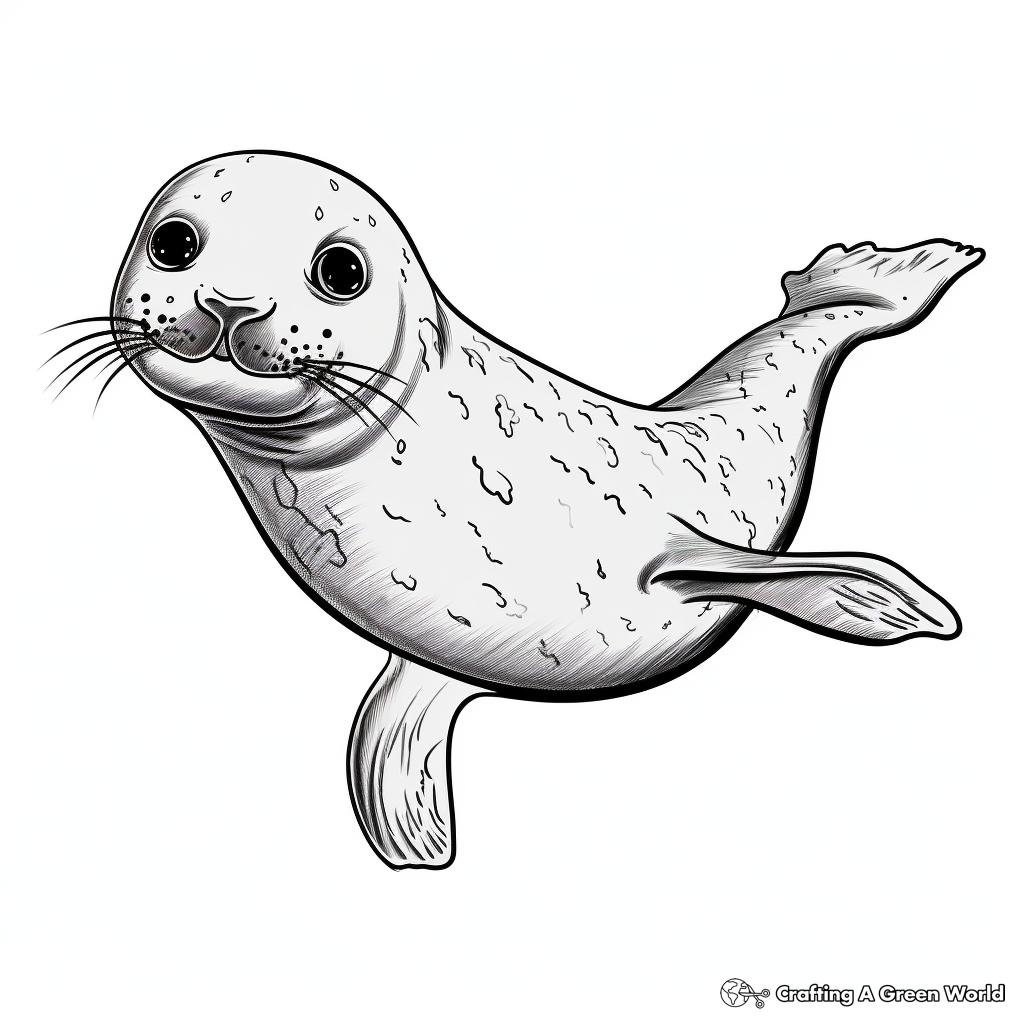 Seal coloring pages