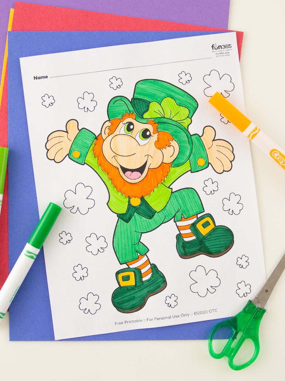 Free st patricks day coloring pages