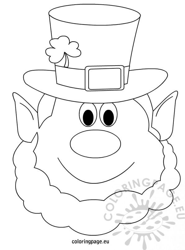 Leprechaun coloring page coloring page