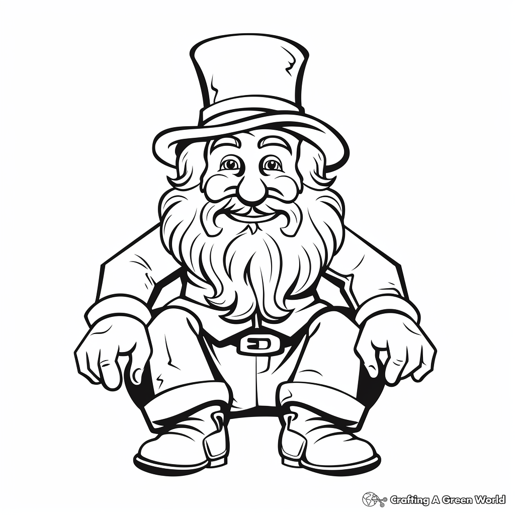 Leprechaun coloring pages