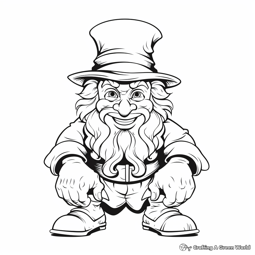 Leprechaun coloring pages