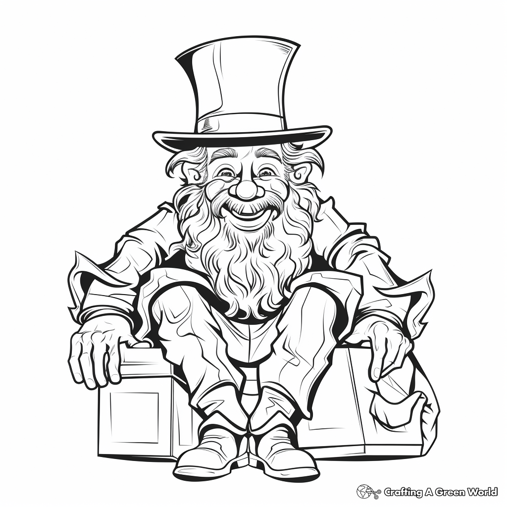 Leprechaun coloring pages