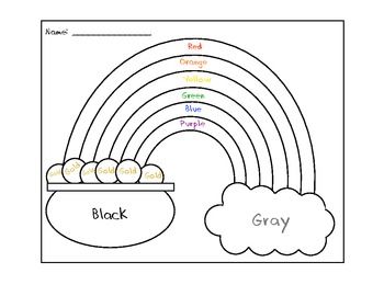 St patricks day rainbow coloring sheet st patrick day activities st patricks day crafts st patricks day crafts for kids