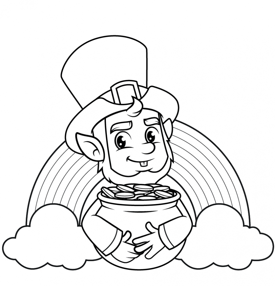 Leprechaun coloring pages