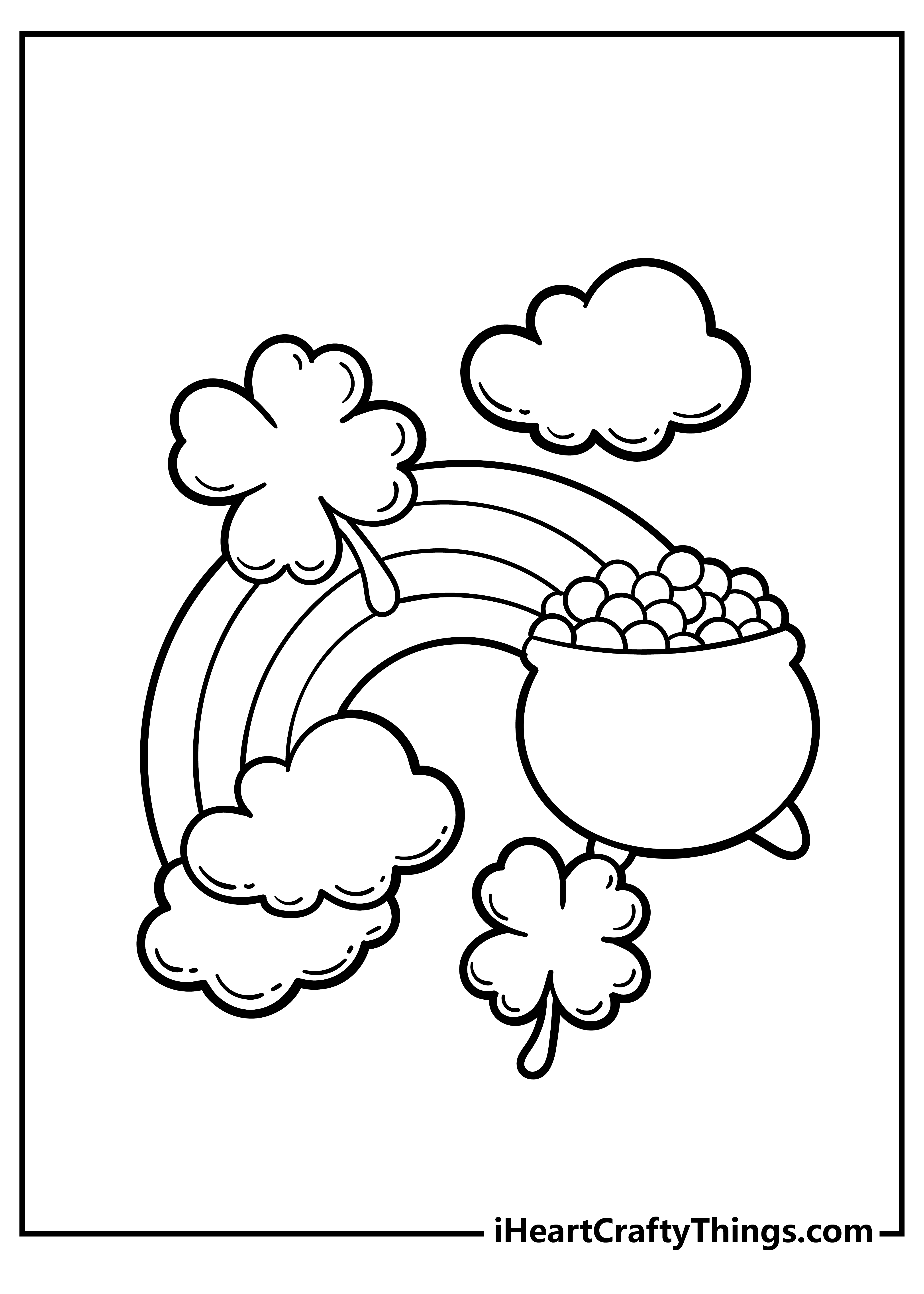 St patricks day coloring pages free printables