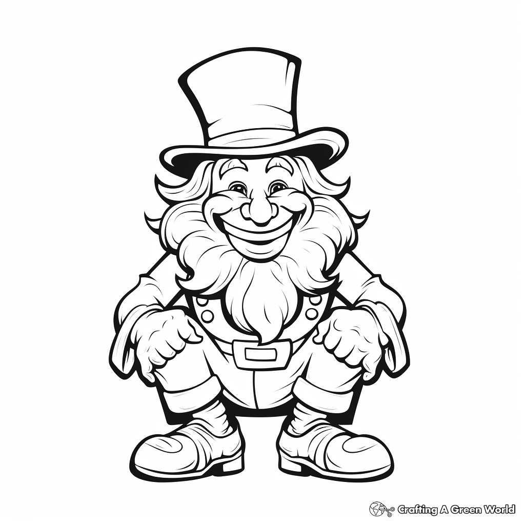 Leprechaun coloring pages