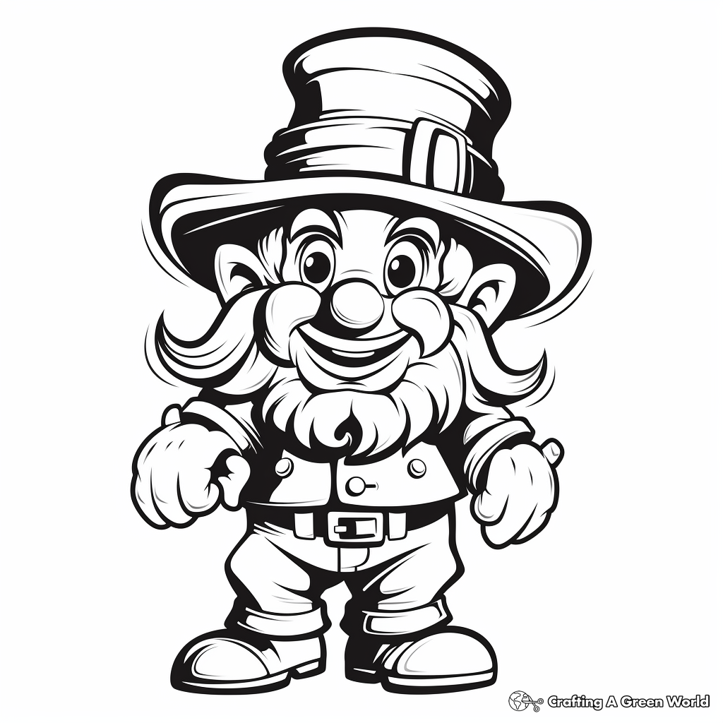 Leprechaun coloring pages