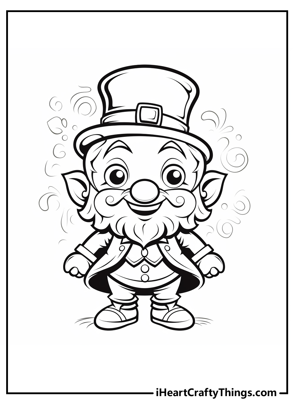 Leprechaun coloring pages updated