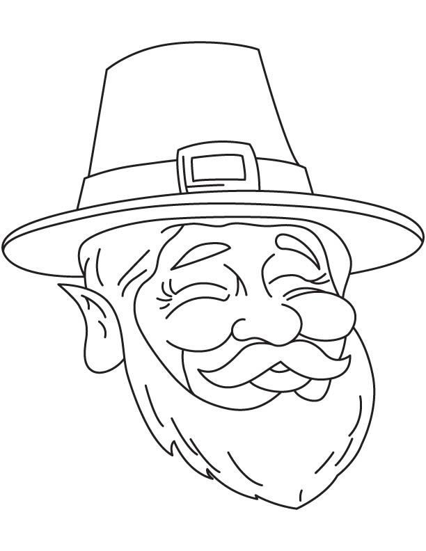 Leprechaun face coloring page download free leprechaun face coloring page for kids best coloring pages