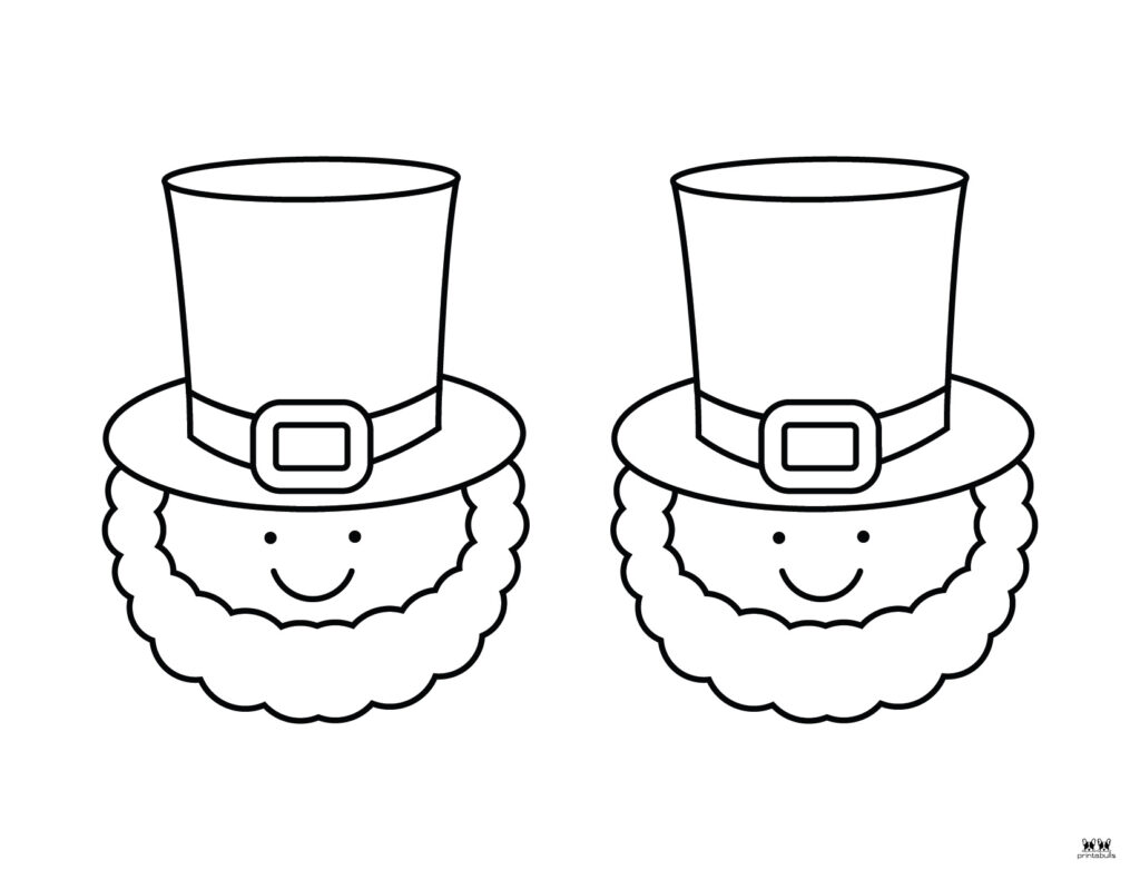 Leprechaun coloring pages templates