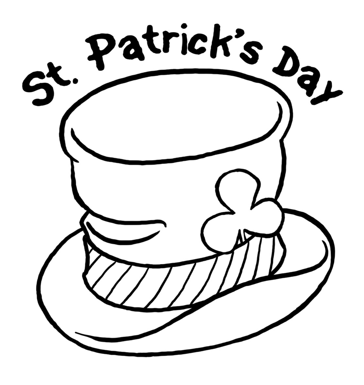 Free printable shamrock coloring pages for kids