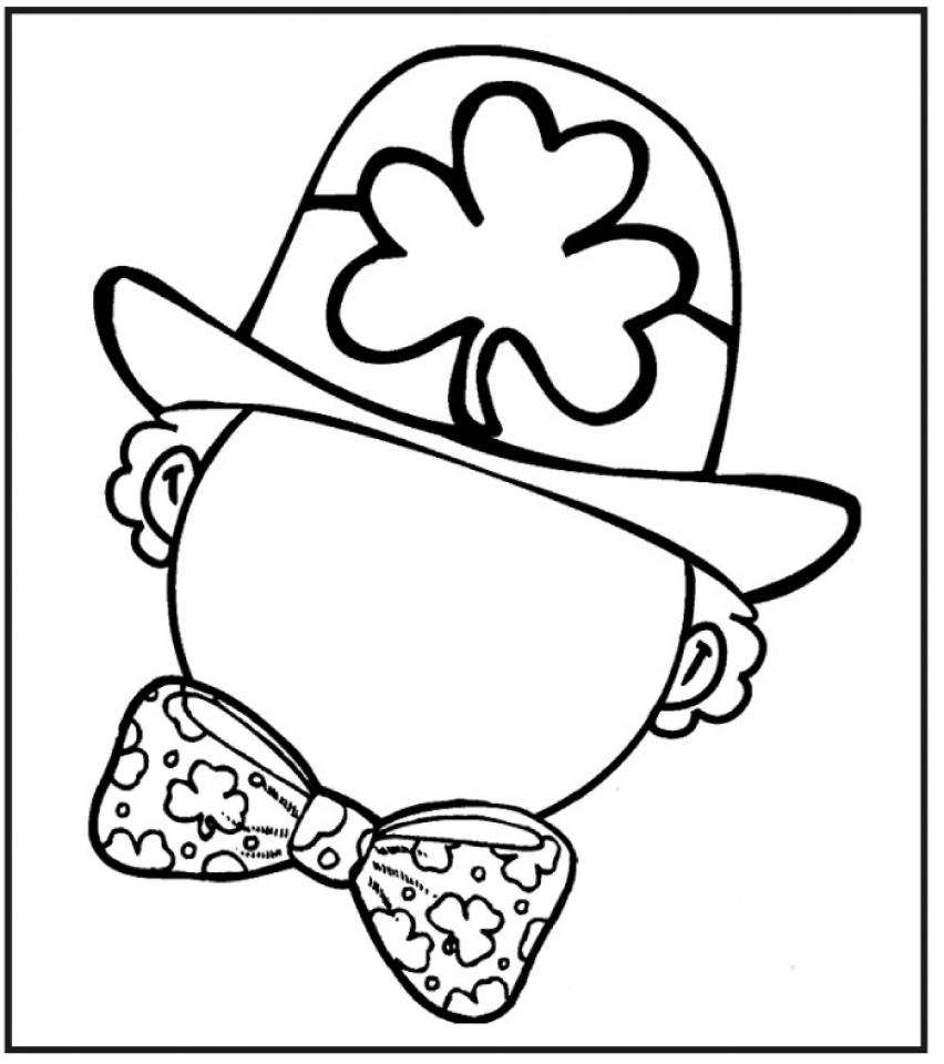 Get this free leprechaun coloring pages to print pyax