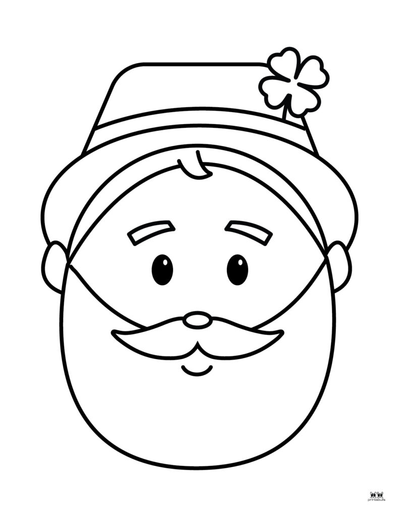 Leprechaun coloring pages templates