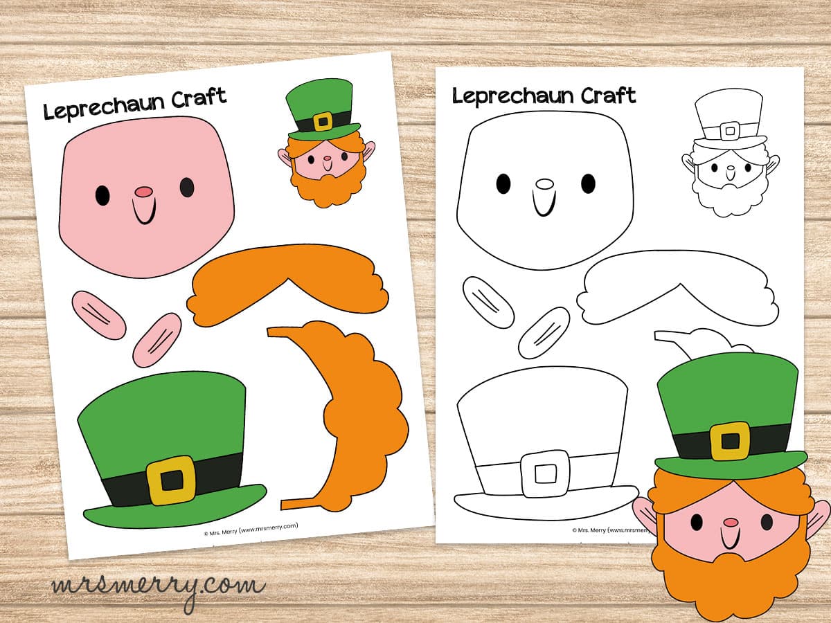 An easy leprechaun craft for kids mrs merry