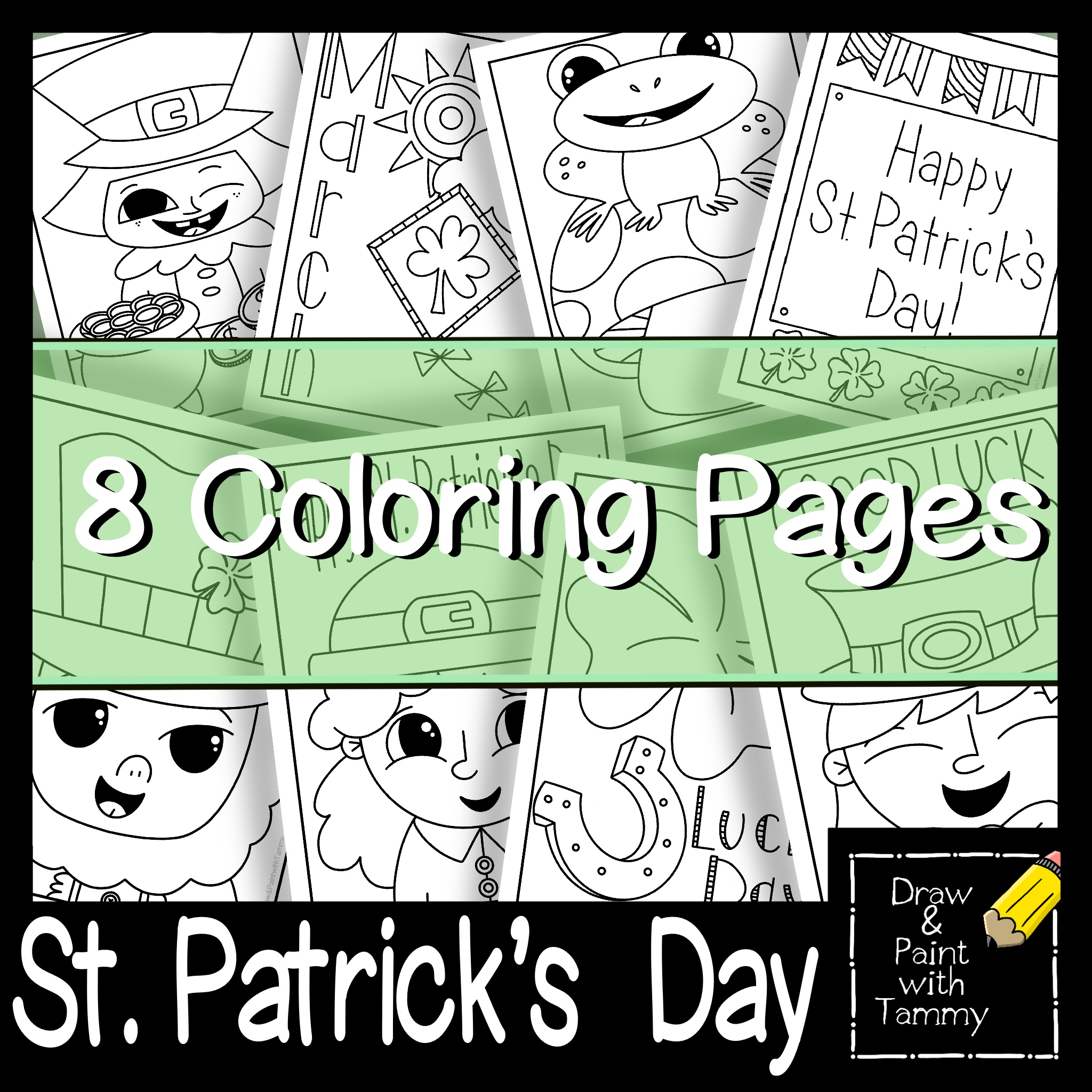 St patricks day theme march printable coloring pages made by teachers