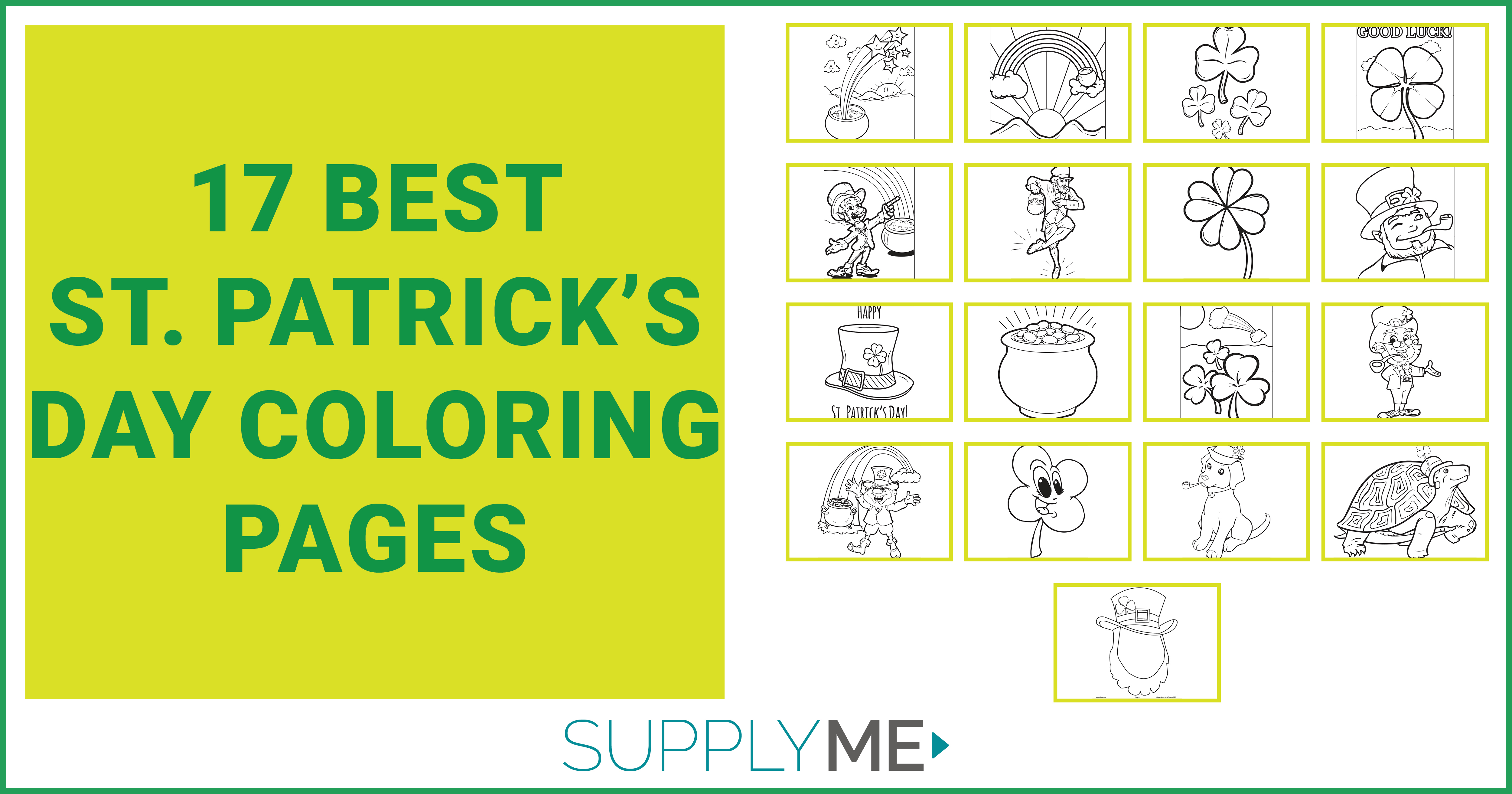 Best st patricks day coloring pages for â