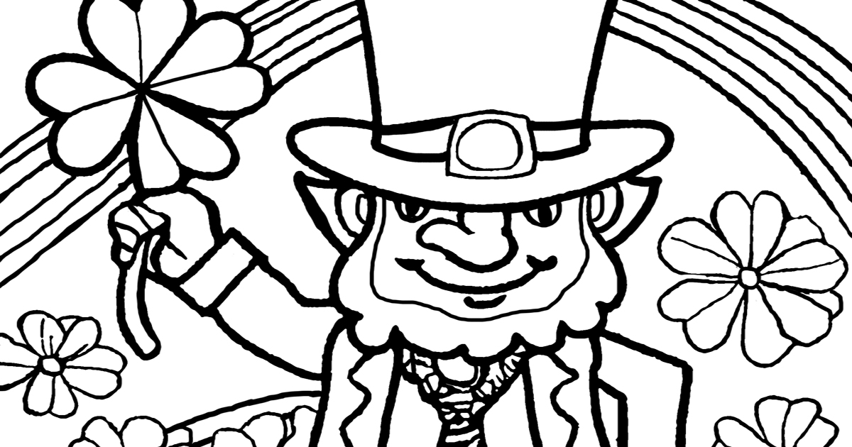 St patricks day coloring pages