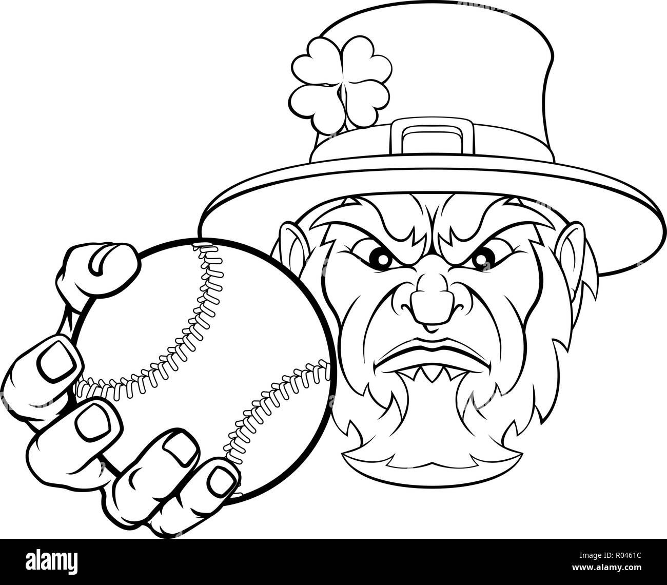 Leprechaun black and white stock photos images