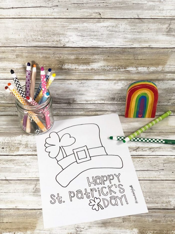 Free st patricks day coloring pages