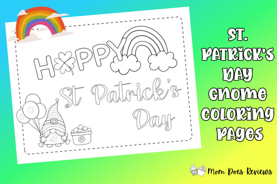 St patricks day gnome coloring pages