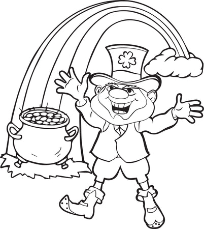 Free st patricks day coloring pages for kids