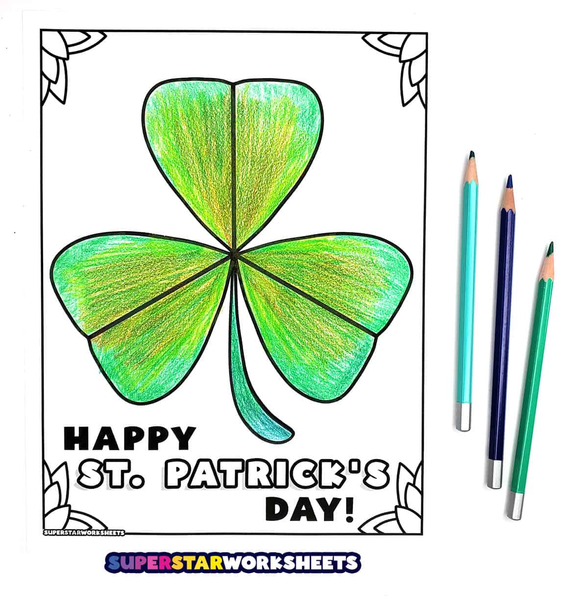 St patricks day coloring pages