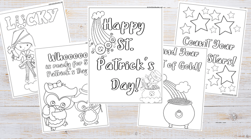 St patricks day coloring pages babies to bookworms