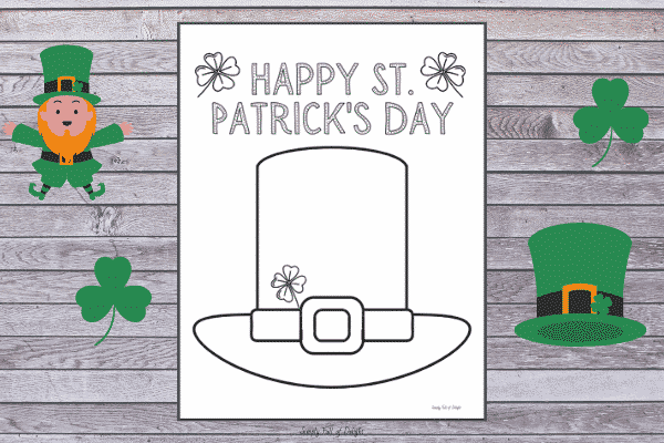 St patricks day coloring pages for preschoolers