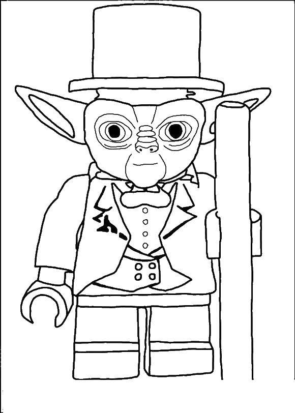 Online coloring pages coloring lego leprechaun coloring