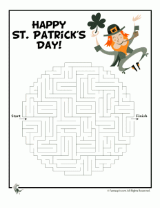 St patricks day activity sheets coloring pages woo jr kids activities childrens publishing