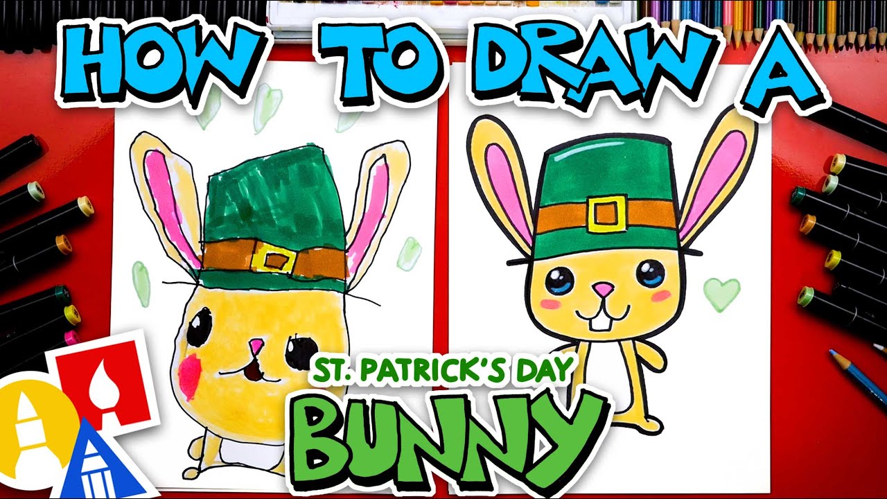 How to draw a leprechaun bunny